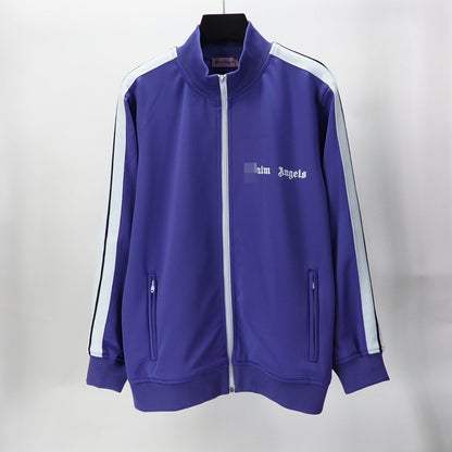 The correct version of the tide brand palm palm angel striped webbing high street casual sports jacket couple suit
