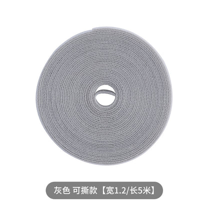 Data cable storage artifact magic sticker tie cable organizer computer cable harness with desktop wire routing fixed strap