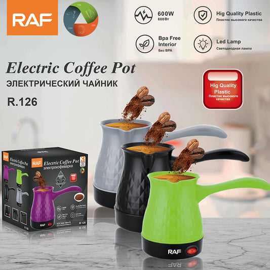 RA European standard cross-border Turkish electric coffee pot small-capacity mini hand-washed double-layer stainless steel household kettle