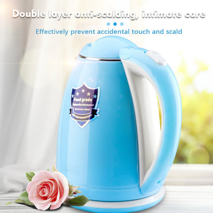 European standard hot-selling small kitchen appliances stainless steel electric kettle kettle 2L automatic power off