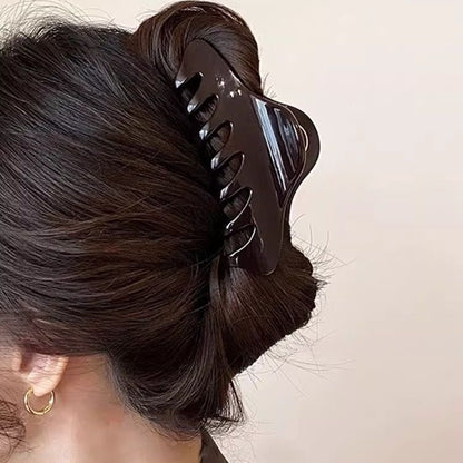 new spring and summer grab clip large shark clip is not loose sense of luxury, back of the head hair grip clip hair ornament women