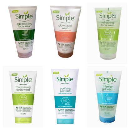 Simple Cleansing Cleanser, Deep Cleansing, Refreshing, Moisturizing, Exfoliating, Radiant Firming Skin, Hydrating Cleanser