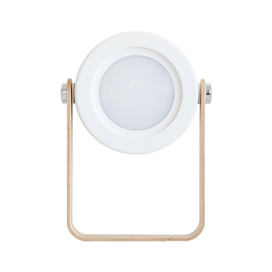 Portable lantern light wooden handle portable outdoor camping light camping light rechargeable camping night light