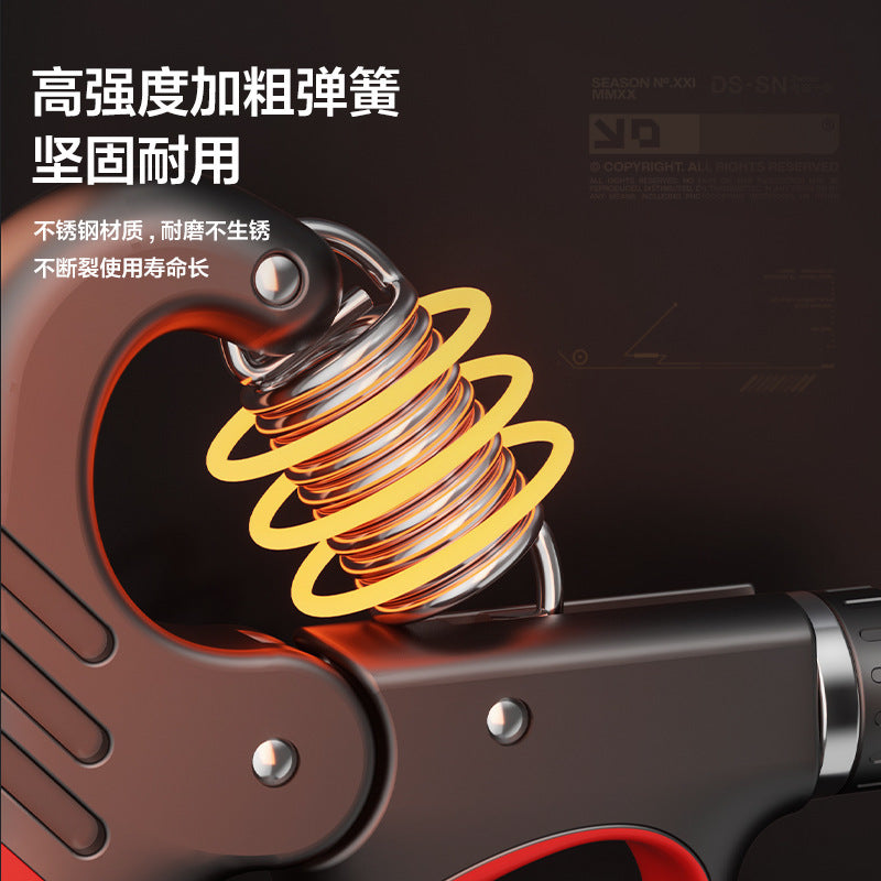 Adjustable Mechanical Counting Grip Strength Grip Muscle Recovery Fitness Hand Strength Exercise Grip Strength Exercise for Men and Women Adults