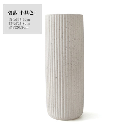 popular ceramic vase creative home living room white hydroponic flower ware Nordic dried flower arrangement decorative ornaments