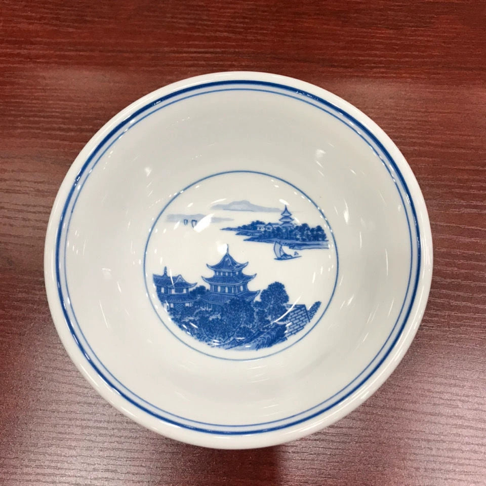Liling Qunli underglaze color 6-inch bucket bowl rice bowl vegetable bowl noodle bowl soup bowl Qunli double phoenix bottom standard first-class ceramics