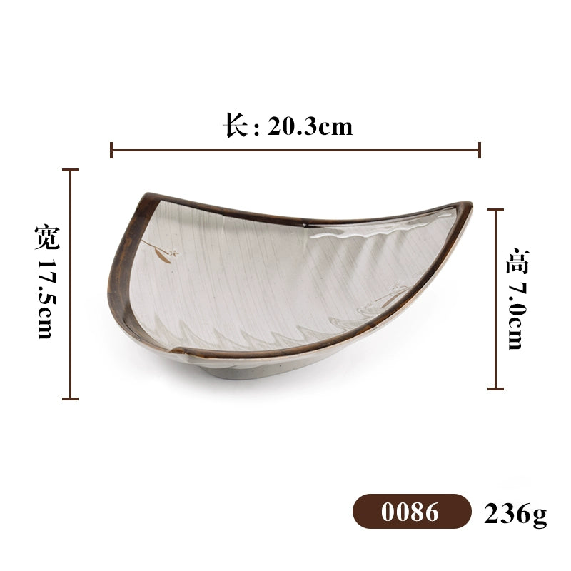Melamine Japanese-style imitation porcelain hot pot restaurant spoon set tableware