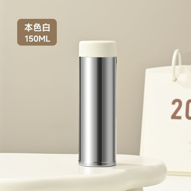 New Mini Thermos Mug Small Portable Simple Creative Water Cup Portable Pocket Cup Spot