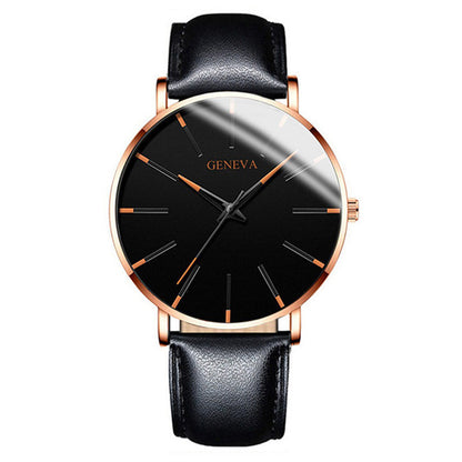 fashion blue needle men's watch men's watch quartz watch mesh belt spot one piece