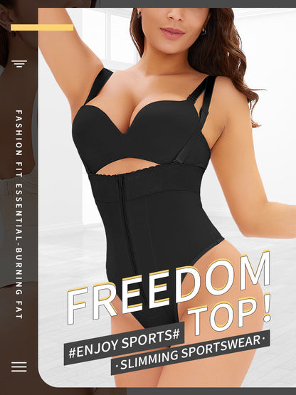 Cross-border European and American insTOPMELON hot style large size ladies high waist T-shaped body shaper D067B