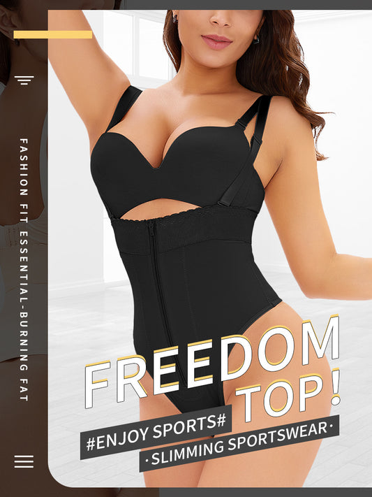 Cross-border European and American insTOPMELON hot style large size ladies high waist T-shaped body shaper D067B