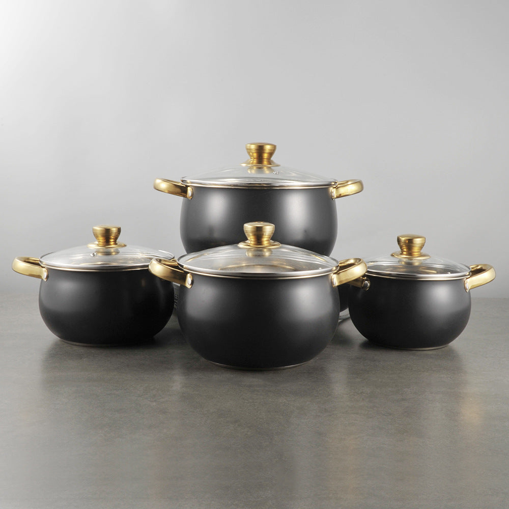 stainless steel pots and pans set kit  source pots thickened cookware cookware soup pot cookware