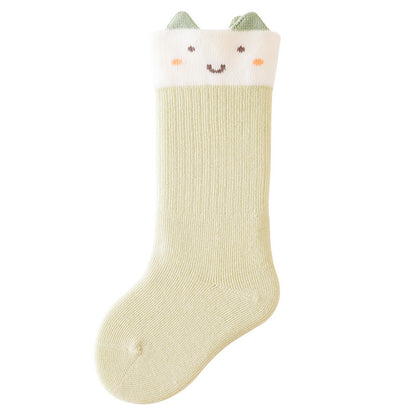Baby socks cartoon autumn and winter thickened children's cotton socks baby newborn socks class