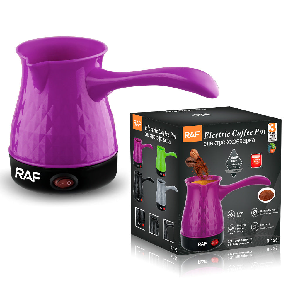 RA European standard cross-border Turkish electric coffee pot small-capacity mini hand-washed double-layer stainless steel household kettle