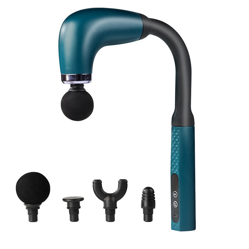 U-shaped hook fascia gun muscle relaxation massager fitness neck membrane vibration massager electric shoulder and neck massage gun