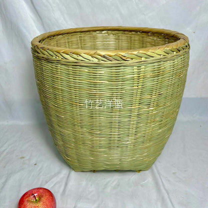 Bamboo woven product basket basket festive grain supermarket restaurant display small and large happy event washing rice bamboo basket