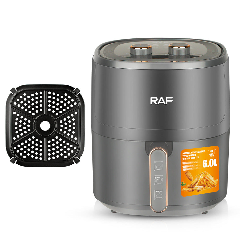 RAF European Standard Air Fryer  Large Capacity Multi-Function Oven for Healthy Cooking  Automatic French Fry Maker  Free Global Shipping