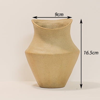 Simple plain ceramic vase, home decoration, living room, creative dining table, TV cabinet, B&B, dried flowers, flower arrangement