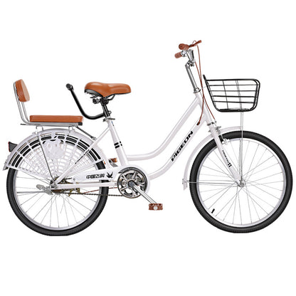 Adult bicycle ladies commuter bike 20 inches/22 inches/24 inches light retro college student campus bicycle transportation