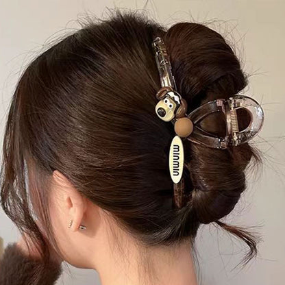 new spring and summer grab clip large shark clip is not loose sense of luxury, back of the head hair grip clip hair ornament women