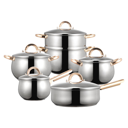 stainless steel pots and pans set kit  source pots thickened cookware cookware soup pot cookware