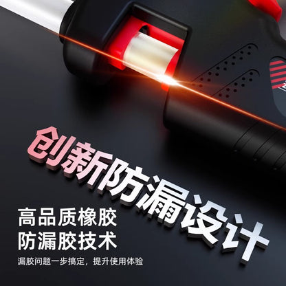 Delixi Electric Hot Melt Glue Gun Thin Mouth Anti-drip 60w Hot Melt Gun Household Handmade High Viscosity Mini Glue Stick Glue Gun