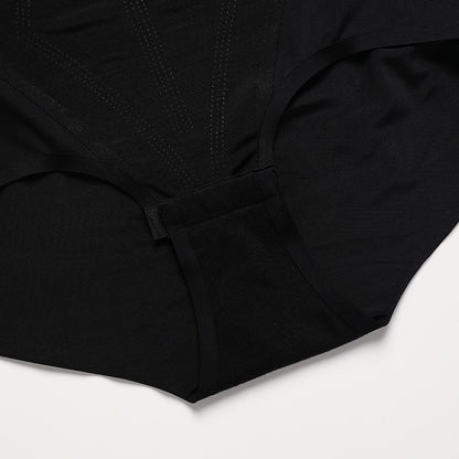 Foreign trade large size body sculpting underwear women's abdomen and buttocks adjustable shoulder strap pure cotton crotch button slimming body corset