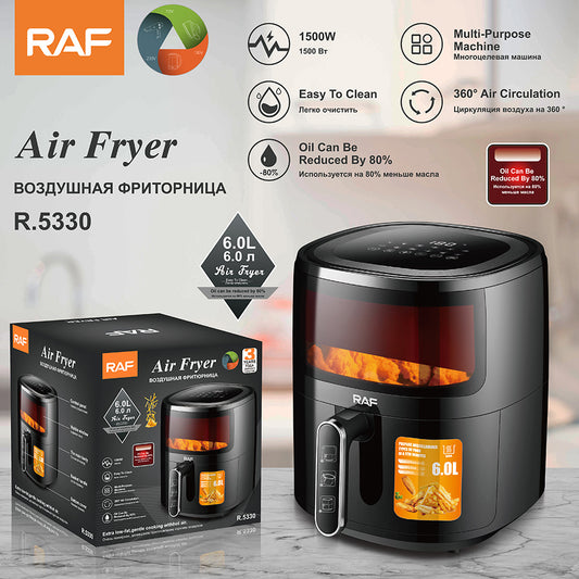 Multifunctional Air Fryer & Oven with Transparent Window  Healthy Oil-Free Cooking