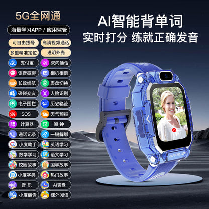 4G kids phone watch smart location phone watch elementary school student voice video call kids boy