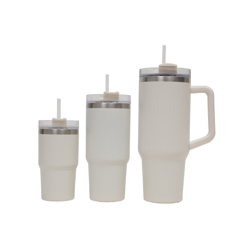 New hand-held car car mug Ice Fighter Cup mini thermos mug female high value cute stainless steel thermos water cup