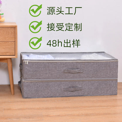 Große Waschklappbox fürs Schlafzimmer, staub- und feuchtigkeitsdichte Aufbewahrungsboxen für Heimkleidung, Steppdecken und andere Dinge