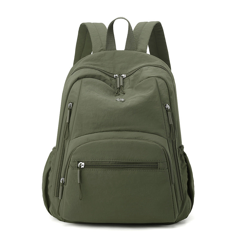 New ultralight waterproof parachute nylon cloth women's large capacity puff bag fashion niche women's backpack
