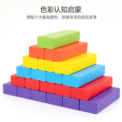 Children's puzzle jigsaw music balance jigsaw high pumping blocks stacking stacks of wood smoking pumping wood board game toys
