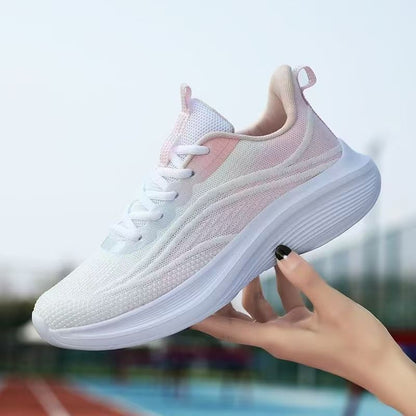 Women's shoes, sneakers, women's summer new running shoes, shock-absorbing shoes, soft-soled mesh casual shoes, breathable running shoes
