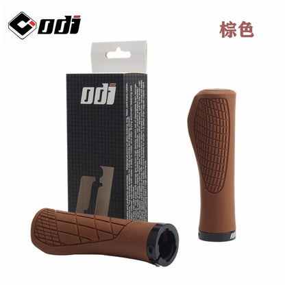 American ODI Rubber Meat Ball Handlebar Grip Mountain Bike Grip Lockable Anti-Slip Shock Absorbing Folding Bike Cycling Grip