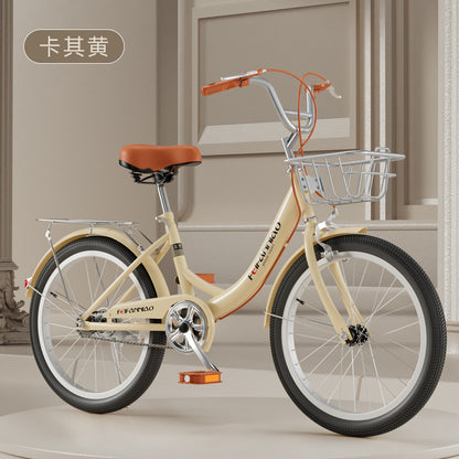 Adult bicycle ladies commuter bike 20 inches/22 inches/24 inches light retro college student campus bicycle transportation