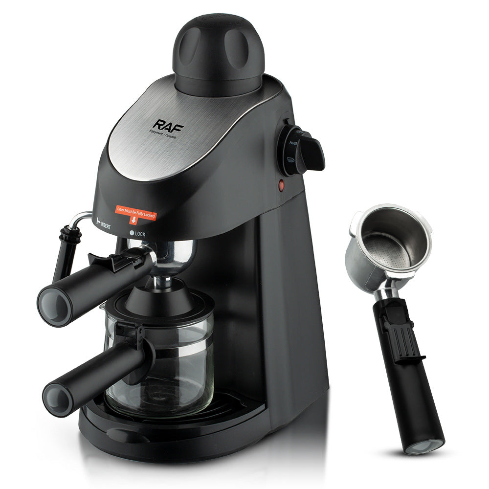 RAF European standard cross-border semi-automatic Italian cross-border new home commercial coffee machine milk froth pull flower pump pressure