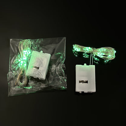 LED copper wire light string lights, three-gear LED small white box string lights, confession gift box, wave ball decoration, atmosphere layout