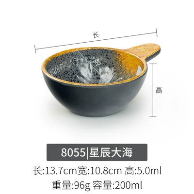 Melamine plate Japanese-style plastic barbecue plate imitation porcelain round flat plate barbecue plate restaurant hot pot tableware dish