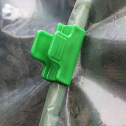 Laminated film clip greenhouse film fixing accessories buckle has a tail clip for heating glass fiber pipe greenhouse laminated film clip