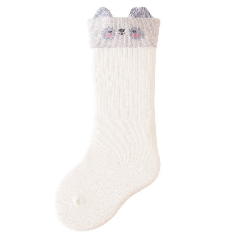 Baby socks cartoon autumn and winter thickened children's cotton socks baby newborn socks class