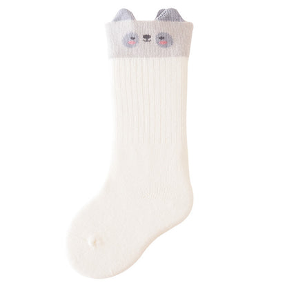 Baby socks cartoon autumn and winter thickened children's cotton socks baby newborn socks class