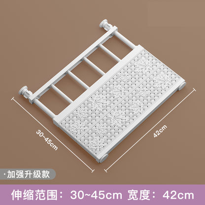 Wardrobe divider tiered shelf nail-free retractable dorm cabinet bathroom kitchen shelf storage cabinet tiered shelf