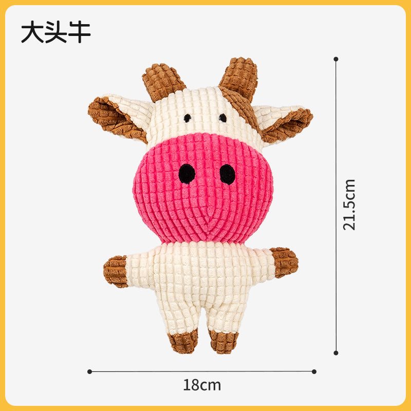 Dog toys resistant teething puppies dog plush vocalization self-hilarity relief artifact puppy pet sound toys