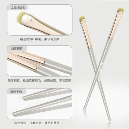 NOVO crescent makeup brush, eyeliner brush, blending brush, eye brush, down to silkworm detail brush, multi-functional makeup tool