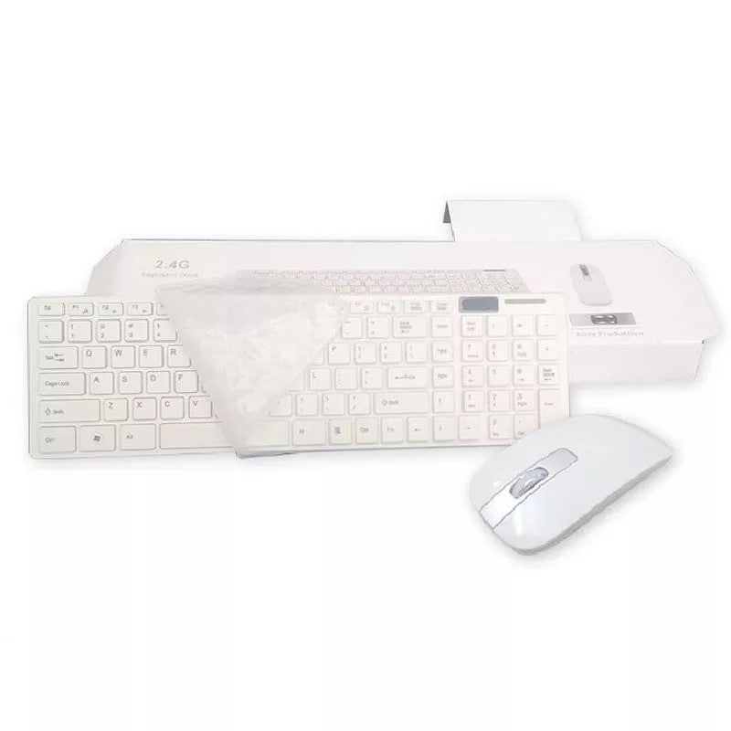 Neutral K02 ultra-thin chocolate wireless keyboard and mouse set notebook wireless key mouse computer accessories wholesale
