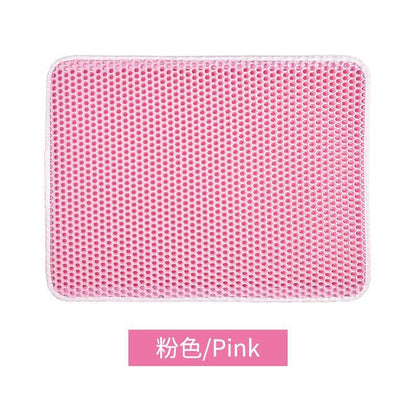 Double-layer thickened EVA cat litter mat can be washed, anti-take-out, anti-splash, cat rubbing mat, cat litter box, cat supplies