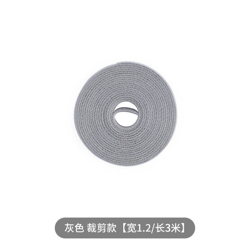 Data cable storage artifact magic sticker tie cable organizer computer cable harness with desktop wire routing fixed strap