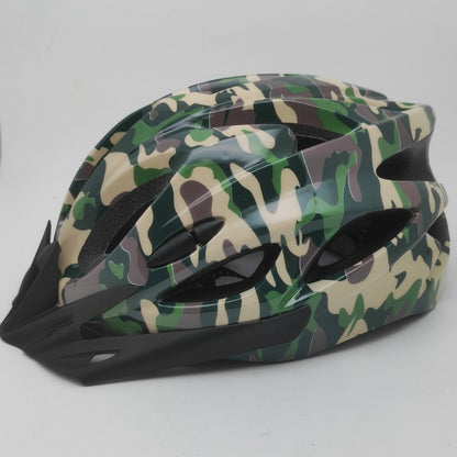 Outdoor cycling one-piece helmet is porous, breathable, ultra-light, and unisex in summer, and the size adjustable safety helmet