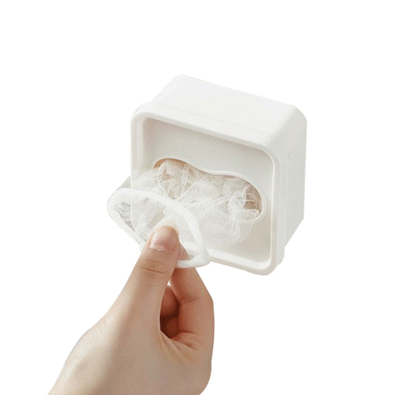 Kitchen sink filter storage box punch-free wall-mounted finishing box sundries disposable gloves storage